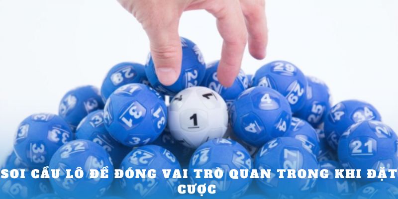 Soi cầu lô đề đóng vai trò quan trong khi đặt cược