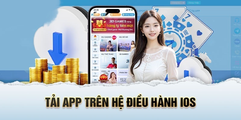 Quy trình tải app bằng thiết bị iOS khá đơn giản